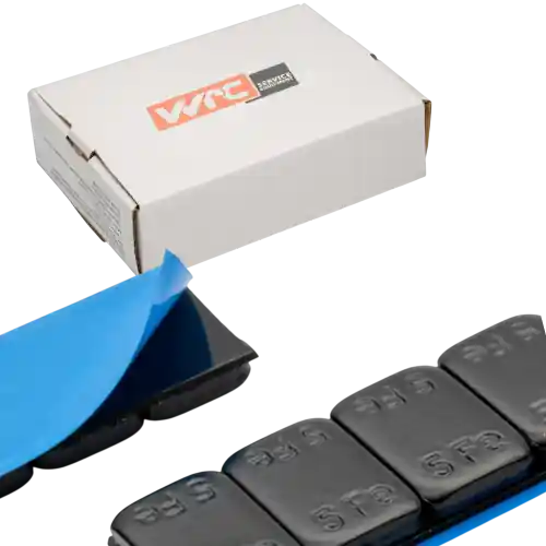 Ciężarki WRC Stalowe ciężarki klejone CZARNE powlekane 60g (12x5g) 50 szt. (3kg) Darmowa dostawa