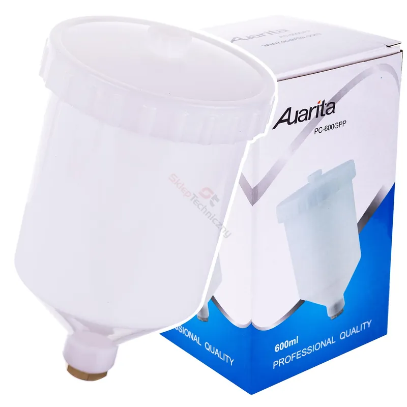 ZBIORNIK 600ml AUARITA do Pistoletu lakierniczego PC600GPP kubek Łatwy zwrot