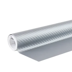 FOLIA KARBONOWA SREBRNA / 3D CARBON FIBE Super okazja