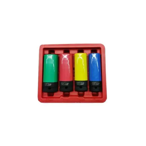 Kraft Dele KD11751 Nasadki do ALU udarowe 4szt 1/2" 17-22 Bezpieczna płatność
