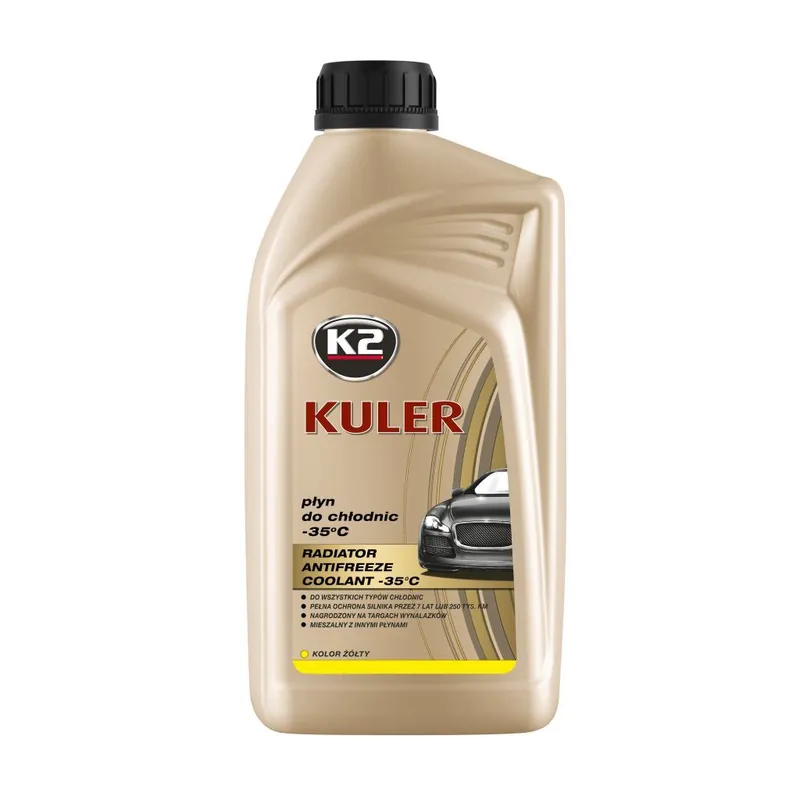 Najlepsza cena PLYN DO CHLODNIC KULER 1L -35C ZÓŁTY