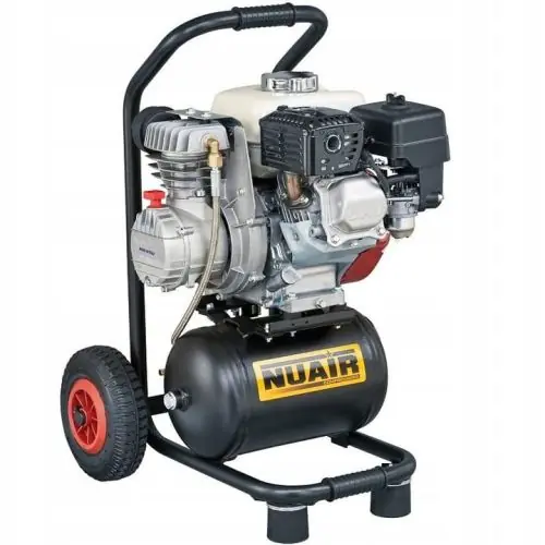 Nie przegap Kompresor tlokowy NUAIR 9,5 L ??olejowy z silnikiem spalinowym Honda GX120  FMPP6P1NUA