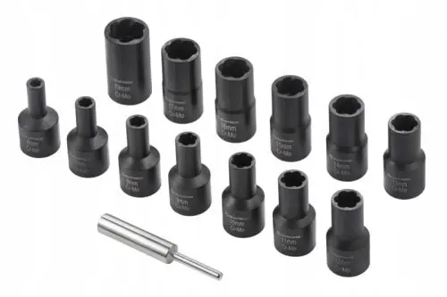 Nowość Zestaw 14 nasadek 1/2'' do obrobionych órub 鈥?QS50930