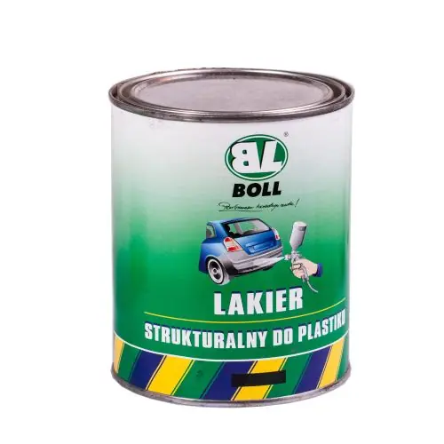 Lakier strukturalny do plastiku Boll 1L czarny Nowy