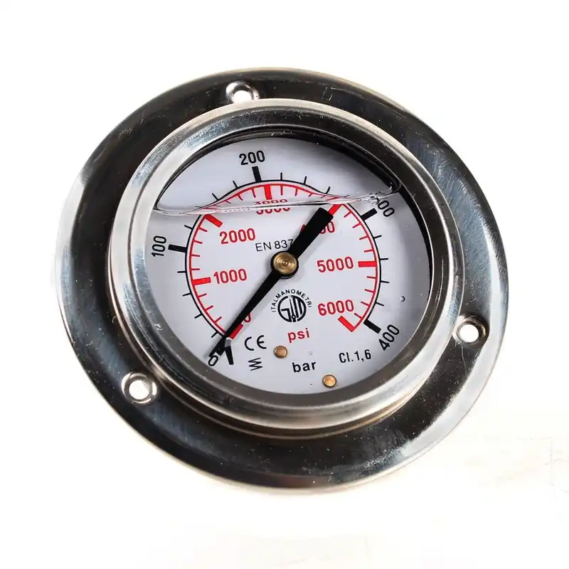 Manometr Italmanometri z przyłączem tylnym G 1/4"; 0-250 bar; NS 63mm Zamów teraz