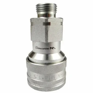 Nie przegap Szybkozłącze hydrauliczne gniazdo M18x1.5 gwint zewnętrzny EURO (9100818G) (ISO 7241-A) Waryński
