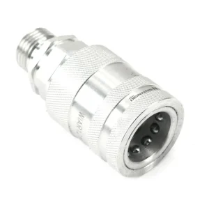 Tani Szybkozłącze hydrauliczne gniazdo G1/2"BSP gwint zewnętrzny EURO PUSH-PULL (ISO 7241-A) Waryński