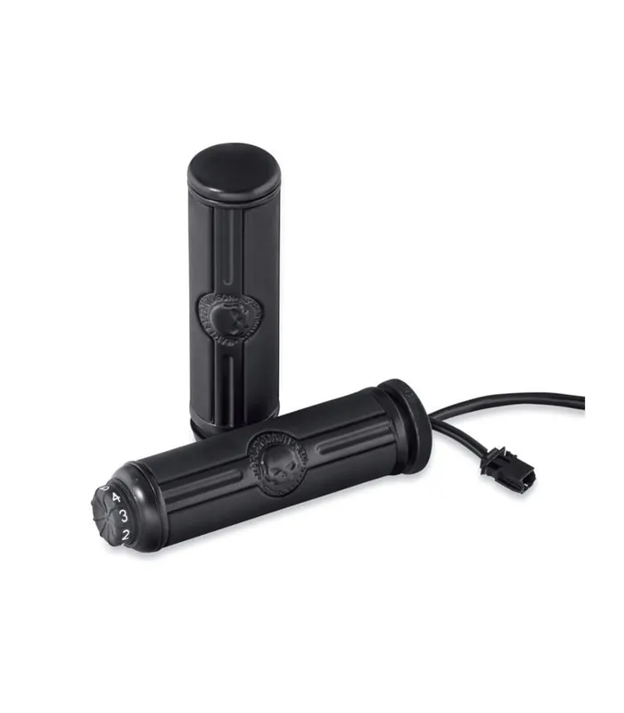 Manetki Willie G Skull podgrzewane czarne ND-502 Szybka dostawa