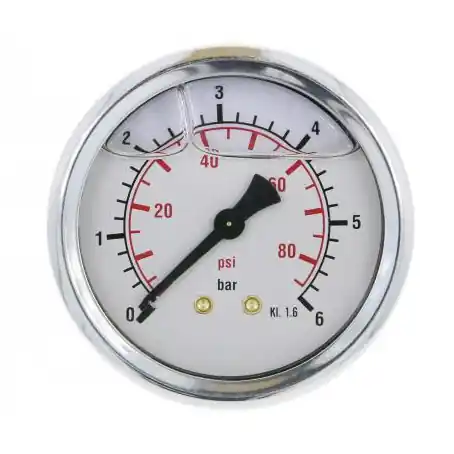 Manometr M-GH-63 z przyłączem tylnym G 1/4"; 0-20 bar; NS 63mm Wysoka jakość