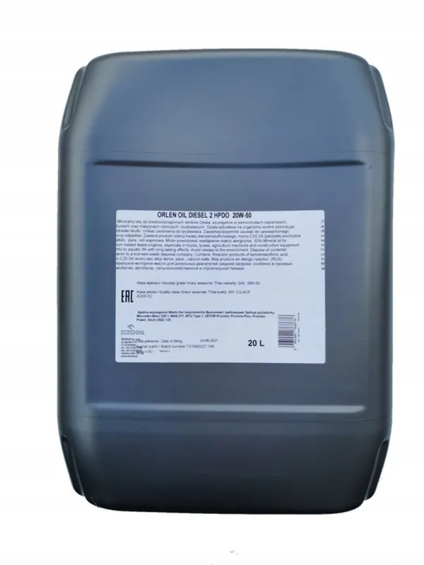 Tani ORLEN DIESEL 2 HPDO CG-4 20W50 20L