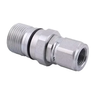 Szybkozłącze hydrauliczne skręcane gniazdo G3/8"BSP gwint wewnętrzny 300bar Waryński Bezpieczna płatność