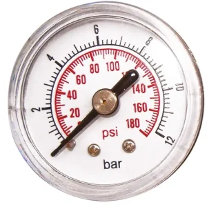 PN MANOMETR 0- 12bar 1/8" 40mm TYLNY Hit cenowy