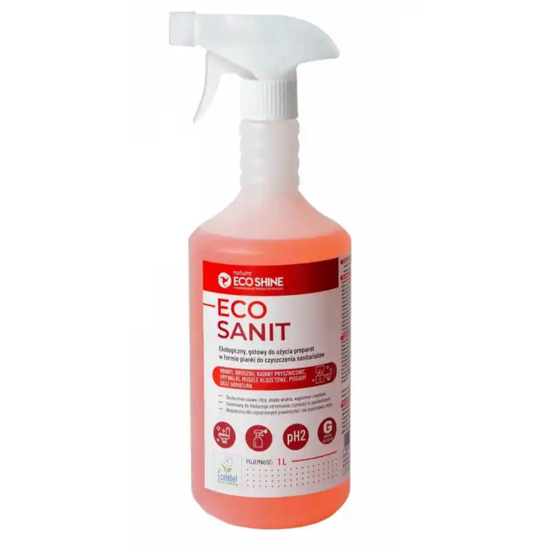 Super okazja ECO SANIT 1L - Ekologiczny, gotowy do użycia preparat w formie pianki do czyszczenia sanitariatów.