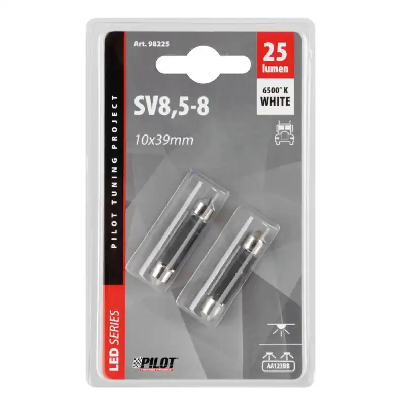 Wybór klientów Żarówka Dioda C5W 24-28V 39mm 3SMD 2szt biała