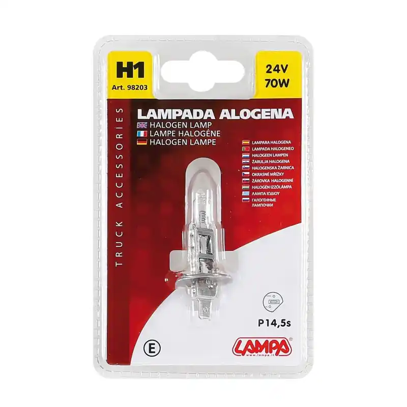 Bezpieczne zakupy Żarówka H1 70W P14,5s 24V LAMPA