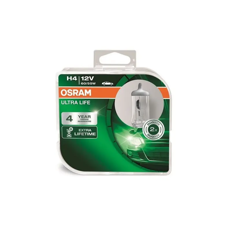 Bezpieczne zakupy Żarówka OSRAM H4 ULTRA LIFE BOX 60/55W 12V P43t