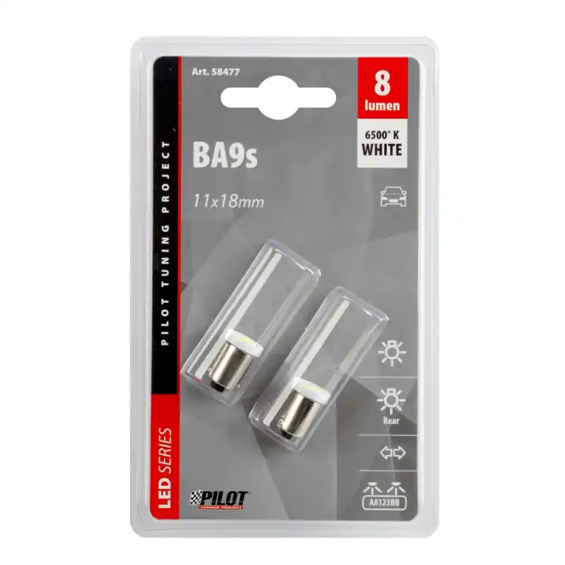 Żarówka T4W BA9s Dioda SMD w metalowej oprawie 2 sztuki Promocja