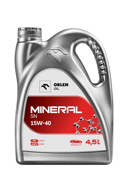 Łatwy zwrot ORLEN MINERAL SN 15W40 4,5L
