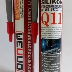 SILIKON 300ML WYSOKOTEMPERATUROWY Q11 EMCCO Bezpieczna płatność