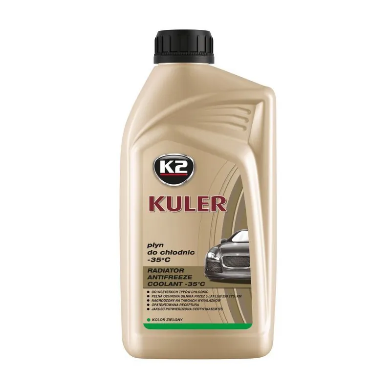 PŁYN DO CHŁODNIC KULER 1L ZIELONY /-35C/ Najlepsza cena