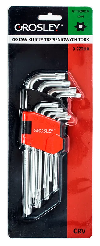 Zniżka KLUCZE TORX TRZPIEŃ LONG 9SZT.