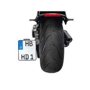 *DODATKOWE 6 DNI CZASU TRANSPORTU* HeinzBikes boczny uchwyt na tablicę rejestracyjną. Czarny AT-4200 Oferta limitowana