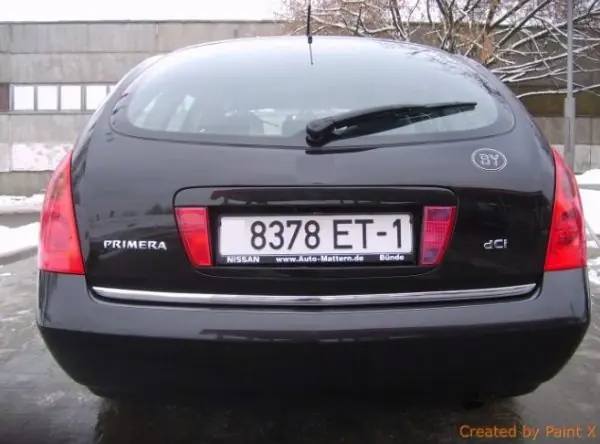 Nissan PRIMERA P12 WP12 SW – Listwa chrom klapa bagażnika Kup teraz