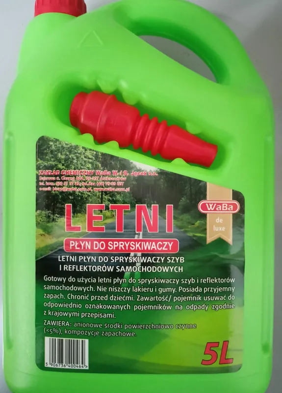 Szybka dostawa PŁYN DO SPRYSKIWACZY LATO WABA 5L DE LUXE