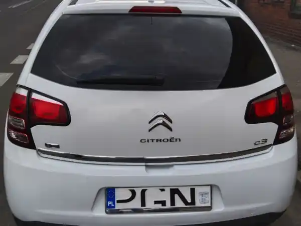 Wybór klientów Citroen C3 II 08- LISTWA CHROM na Klapę 45MM