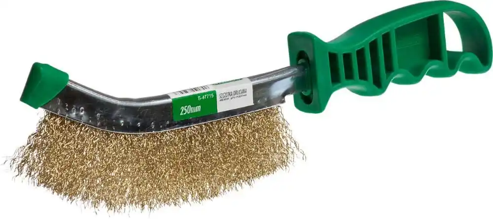 Bezpieczna płatność SZCZOTKA DRUCIANA 250MM MOSIĄDZ