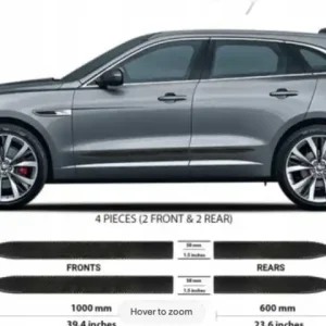 Kup teraz Jaguar F-PACE – Listwy CZARNE Boczne Drzwi