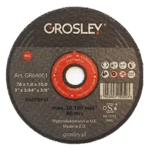 Oferta limitowana GROSLEY TARCZA DO CIĘCIA INOX 76MM