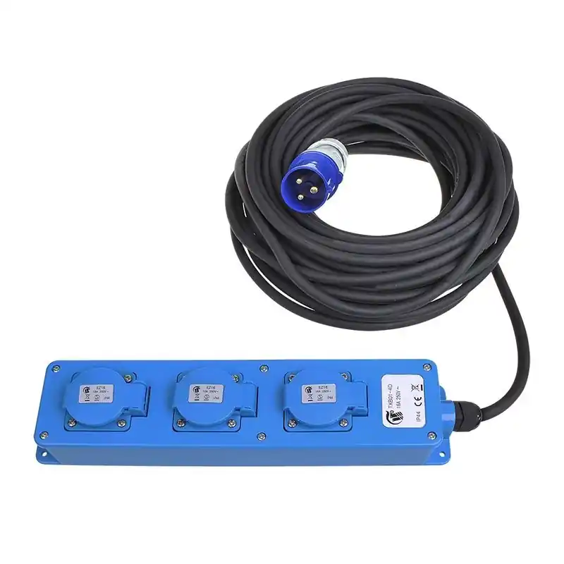 Przedłużacz 20m Gniazdo 3- drożne CEE  2xSchuko + 1x2-USB Wyjątkowa oferta