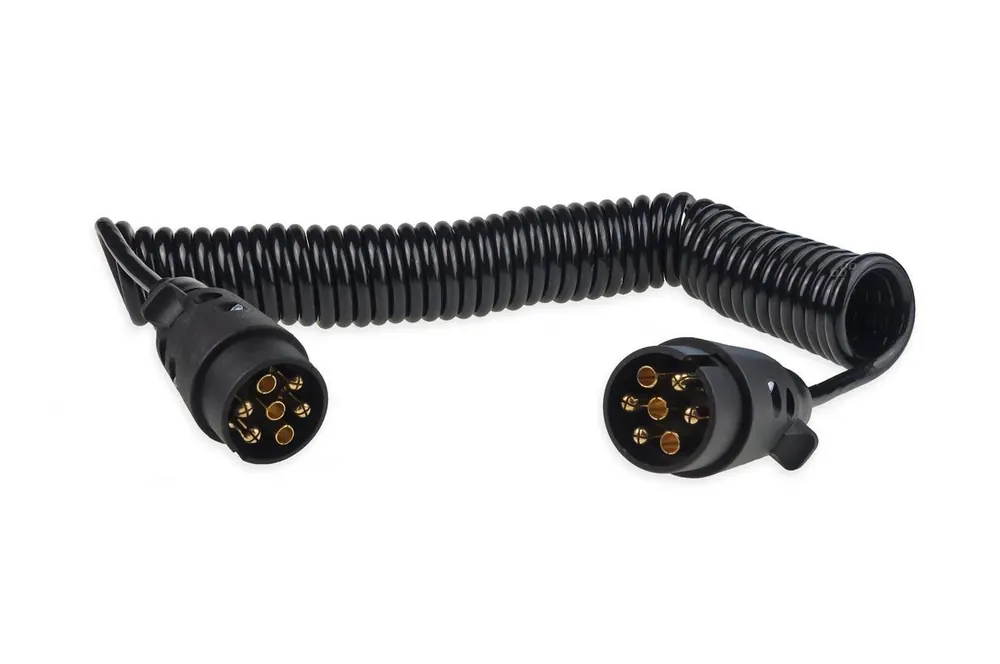 PRZEWÓD ELEKTRYCZNY SPIRALNY 12V 6M Premium