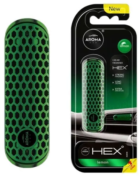 ZAPACH AROMA CAR HEX LEMON POLIMEROWY Hit sprzedaży