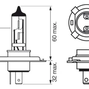 Rabat ŻARÓWKA 24V H4 75/70W TRUCKLIGHT