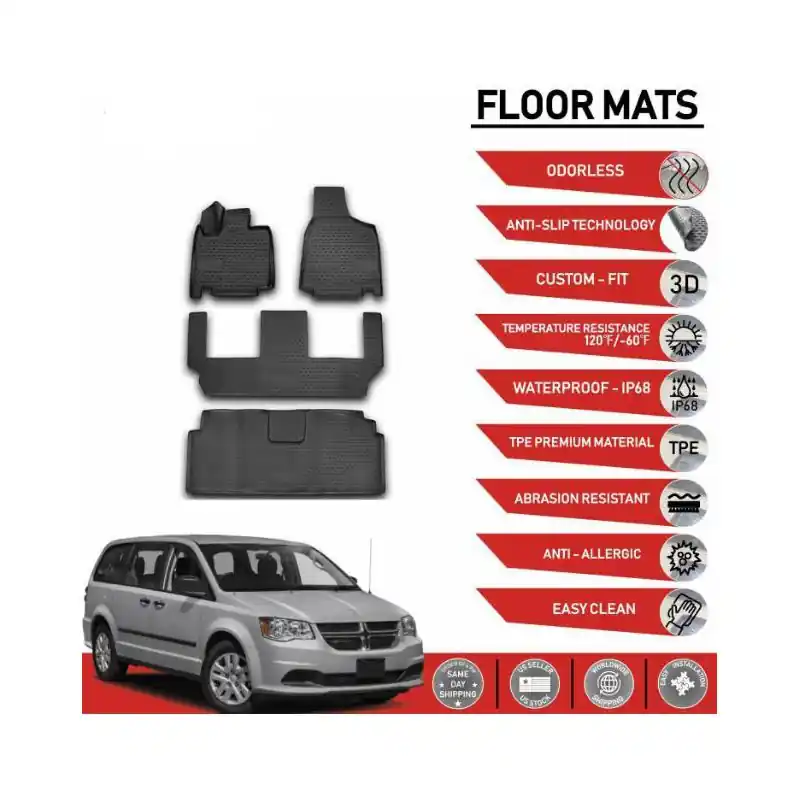 Rabat DYWANIKI DODGE GRAND CARAVAN CHRYSLER GRAND VOYAGER TOWN AND COUNTRY 08-20