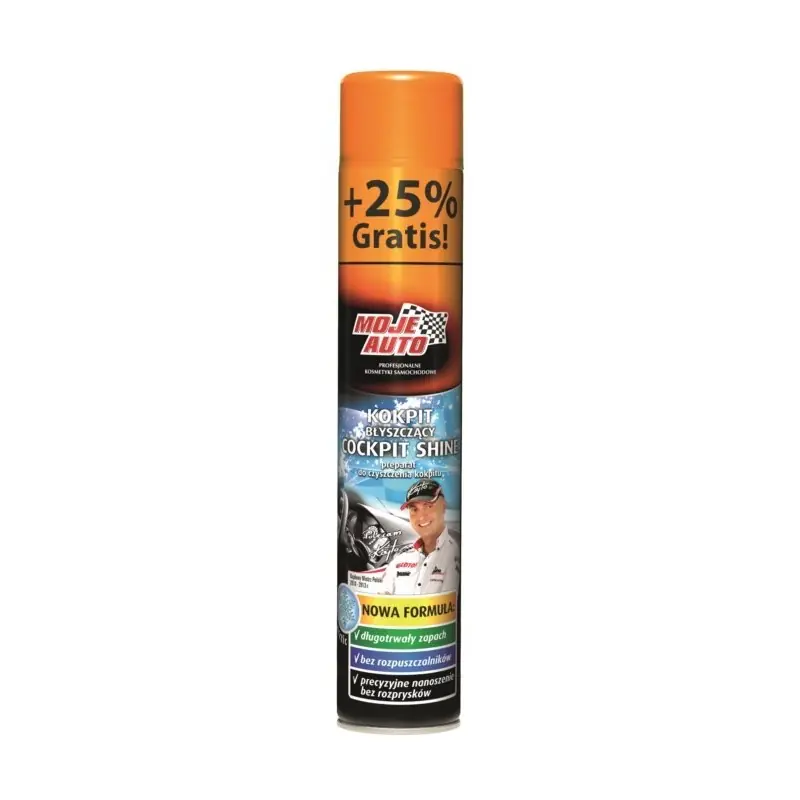 Kokpit spray błyszczący Arctic MOJE AUTO - 600 ml + 25% PROMOCJA Zamów dziś