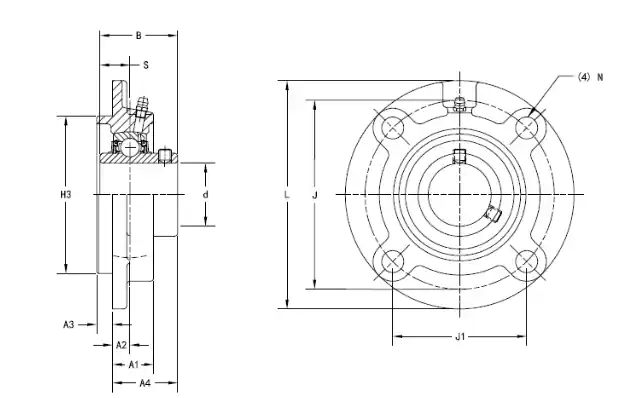 UCFC 207 ZESPÓŁ ŁOŻYSKOWY /C/ Ekspresowa dostawa