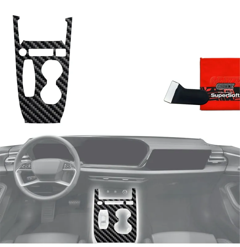 Taniej Folia do wnętrza Audi A5 B10 (2025-2026) GRIZZ Karbonowa Połyskująca
