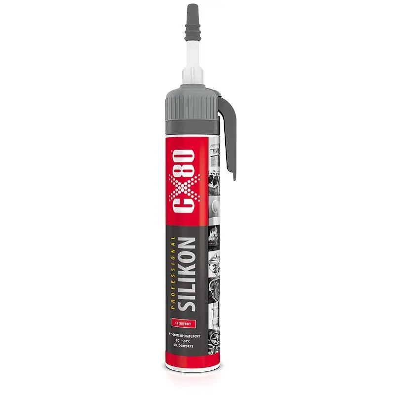Wysoka jakość SILIKON CZERWONY 310ML CX-80