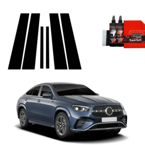 6w1 Czarna folia na słupki do Mercedes GLE 450d (2023-2026) Niska cena