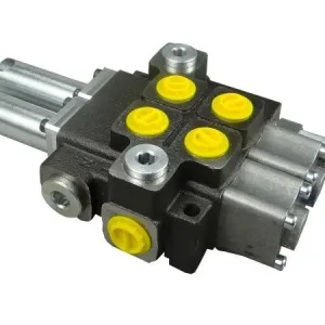 Rozdzielacz hydrauliczny dwusekcyjny (2) 40L sterowany joystickiem Waryński Ekspresowa dostawa