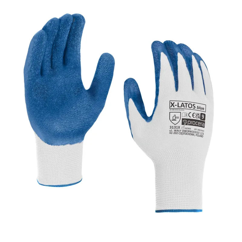 Obniżka ceny BHP RĘKAWICE X-LATOS BLUE/7