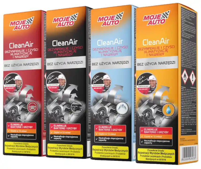 Oferta czasowa ŚRODEK DO DEZYNFEKCJI KLIMATYZACJI 150ML WANILIA CLEANAIR