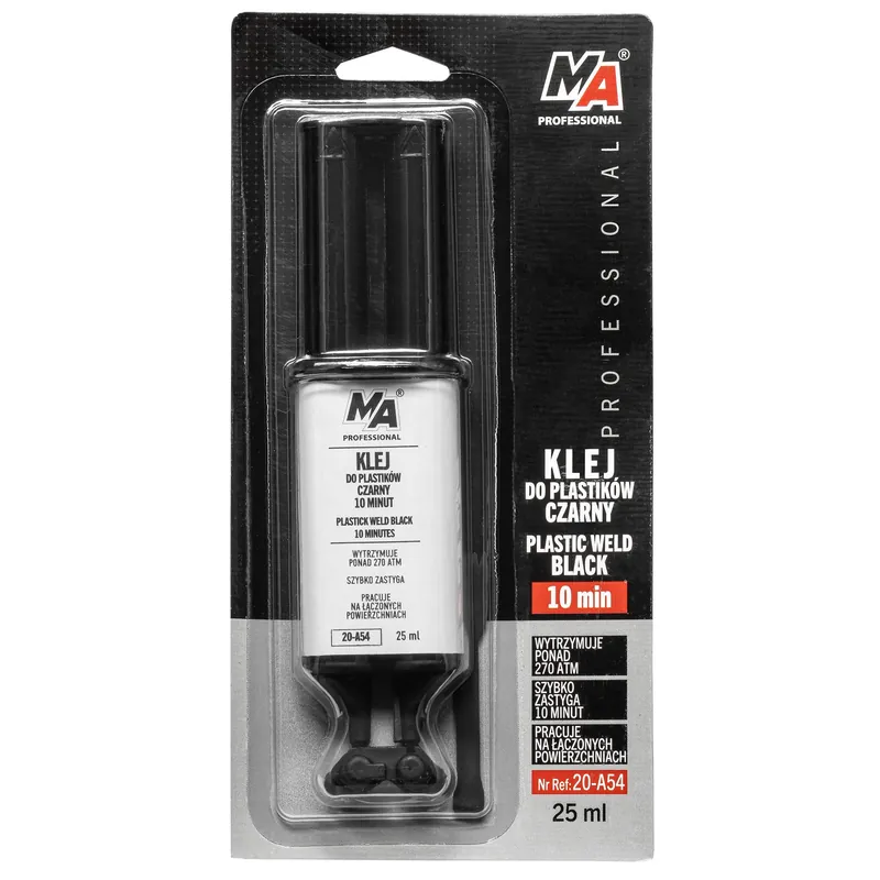 Oferta limitowana KLEJ DO PLASTIKÓW CZARNY 25ML /MA