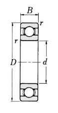 Łatwy zwrot 4306 A ŁOŻYSKO /SKF