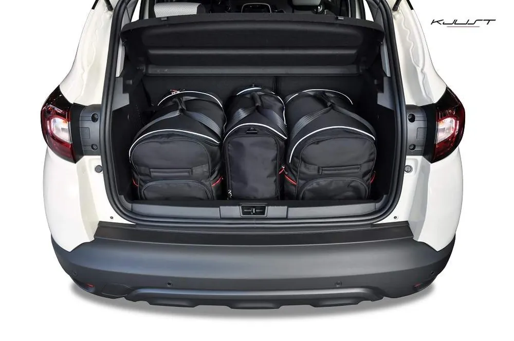 RENAULT CAPTUR 2013+ TORBY DO BAGAŻNIKA 3 SZT Popularny