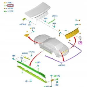 Tani Side Skirt Left