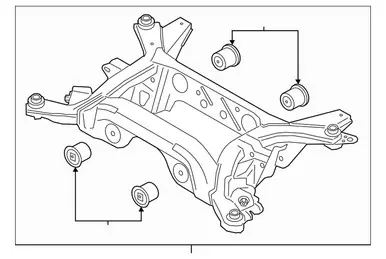 Belka poprzeczna ramy - Ford OEM tył Dostępne od ręki